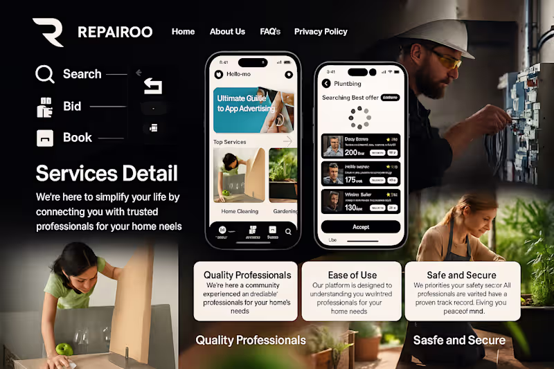 Cover image for Repairoo — Your all-in-one service