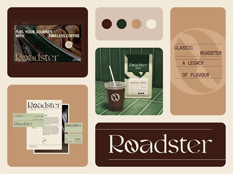 Cover image for Roadster Coffee Branding & Packaging System