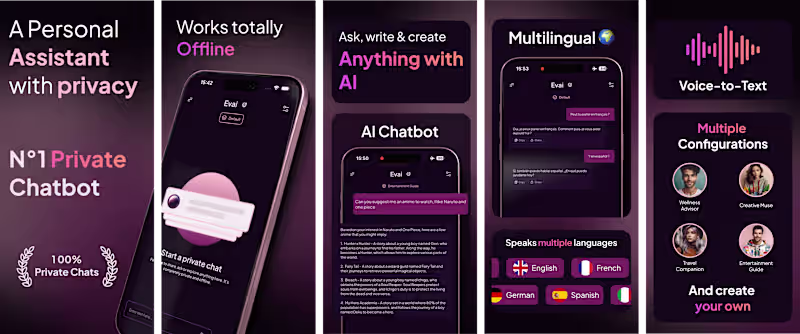 Cover image for Evai - 100% Private Chatbot 