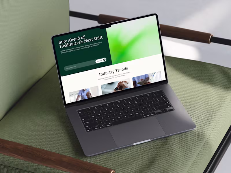 Cover image for Solei: Healthcare Intelligence Landing Page