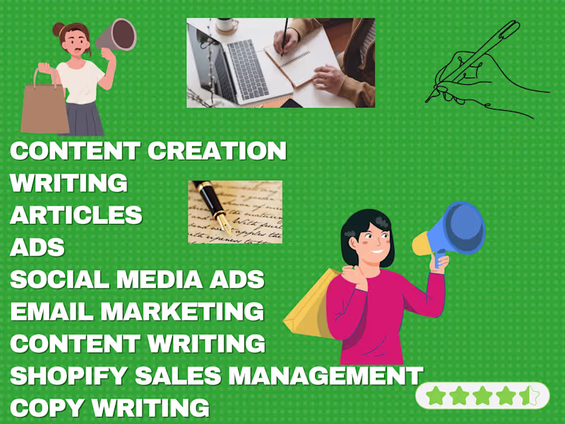 Cover image for Your content creator, social media ads, writer, paid ads,seo