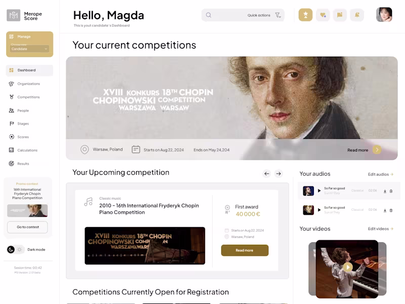 Cover image for UI/UX mockups of web and mobile applications