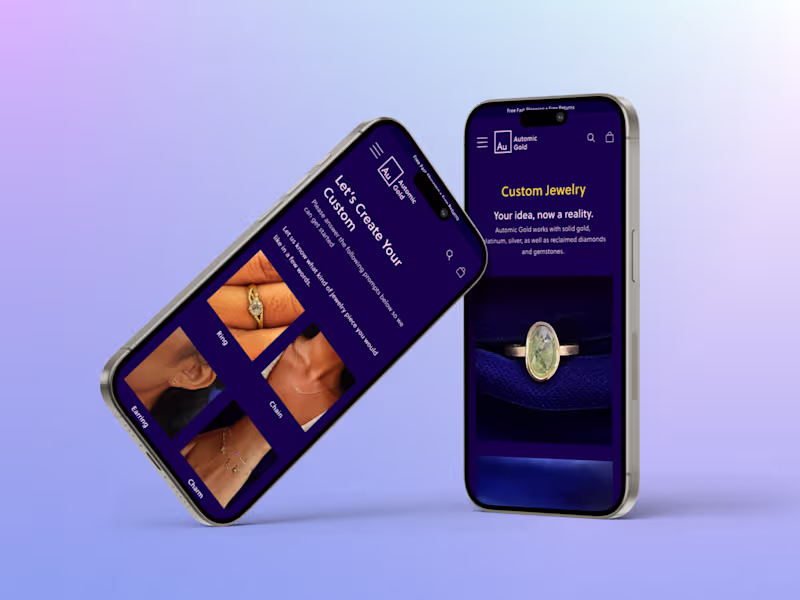 Cover image for Automic Gold – Mobile E-commerce UX That Drove +40% Conversions