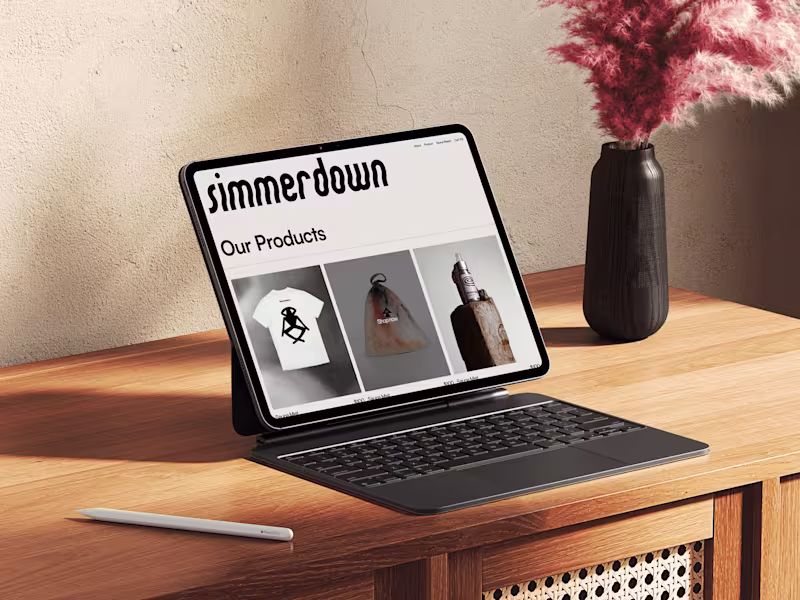 Simmerdown — eCommerce website development