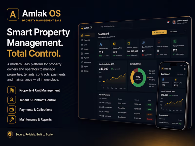 Cover image for Amlak OS — Smart Property