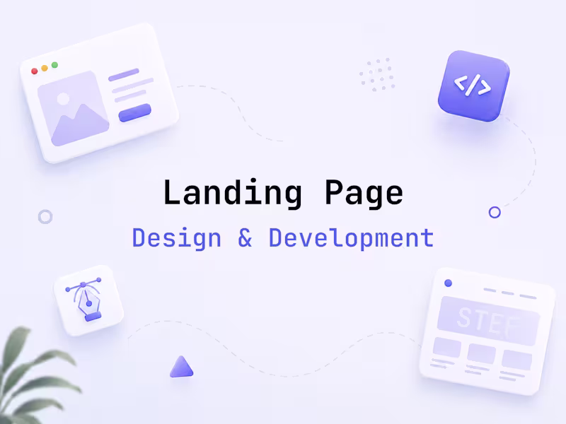 Cover image for Landing Page Design & Development