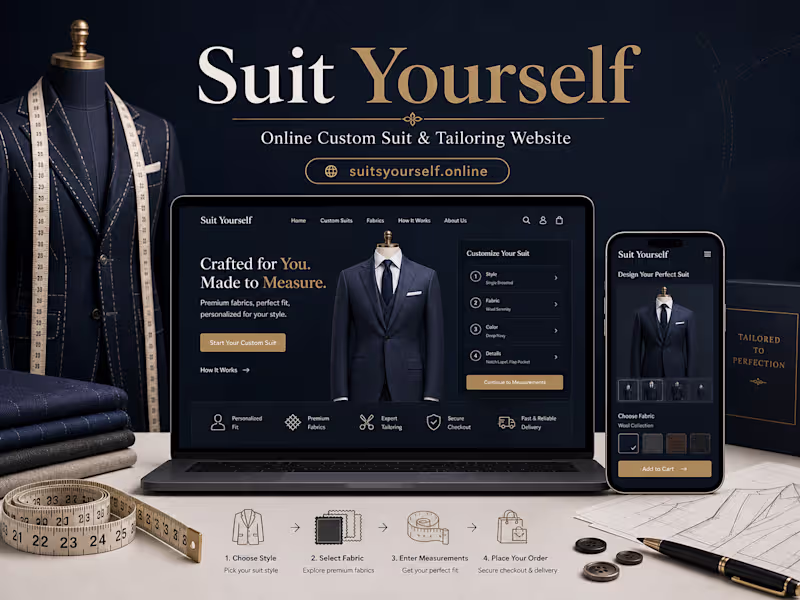 Cover image for Suit Yourself is an online
