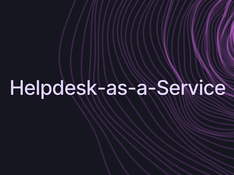 Cover image for Helpdesk-as-a-Service(HDaaS)