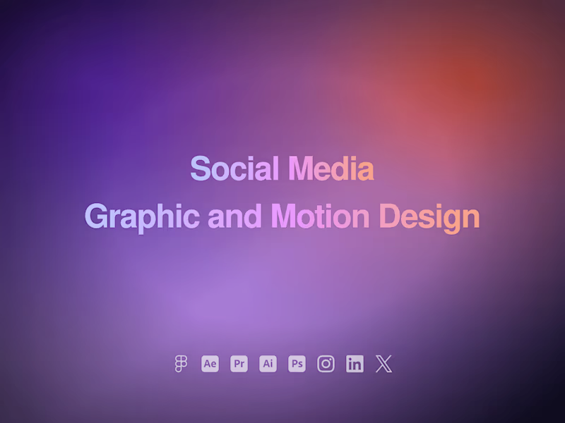 Cover image for Monthly Social Media Design & Motion