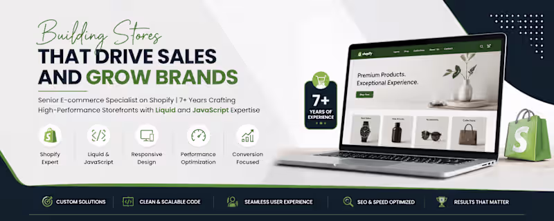 Cover image for Shopify & Full-Stack Web Development