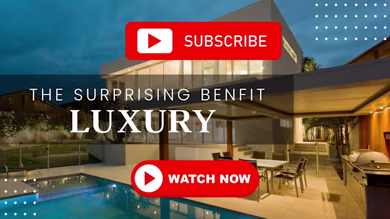 Cover image for The Surprising Benefit of luxury - YouTube