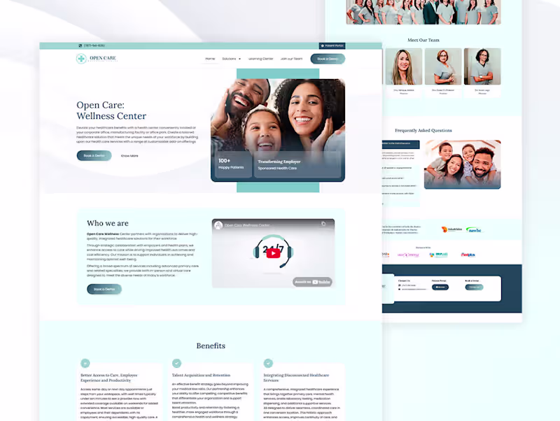 Cover image for Wordpress + Elementor Website - Open Care