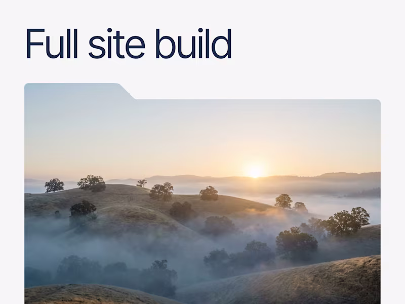 Cover image for Webflow Website — Multi-Page Build Only, From Your Figma
