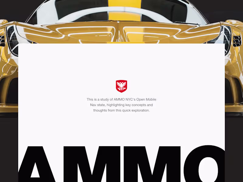 Cover image for Ammo - Concept Redesign