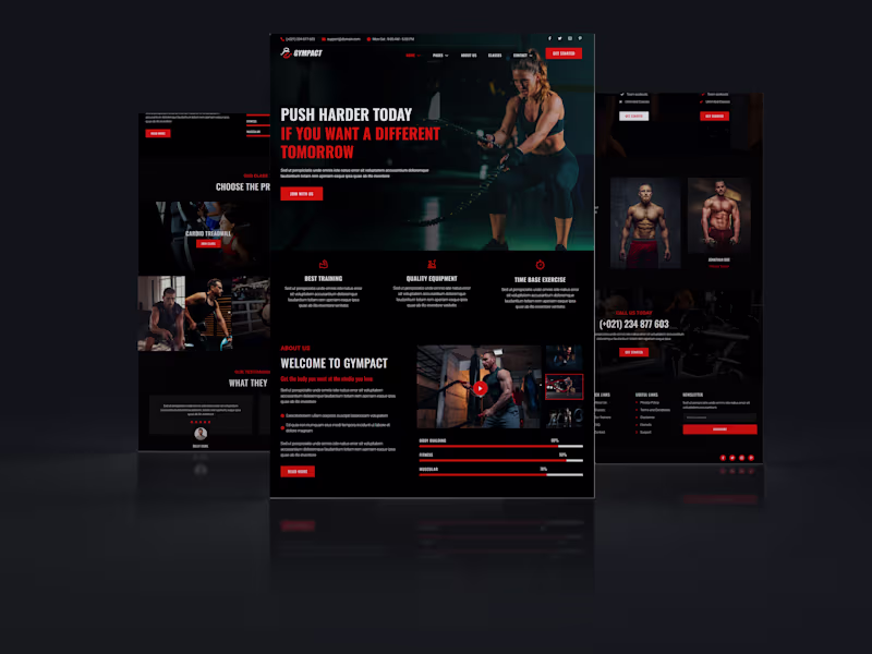 Cover image for Kajabi Fitness Coaching Website & Funnel Design
