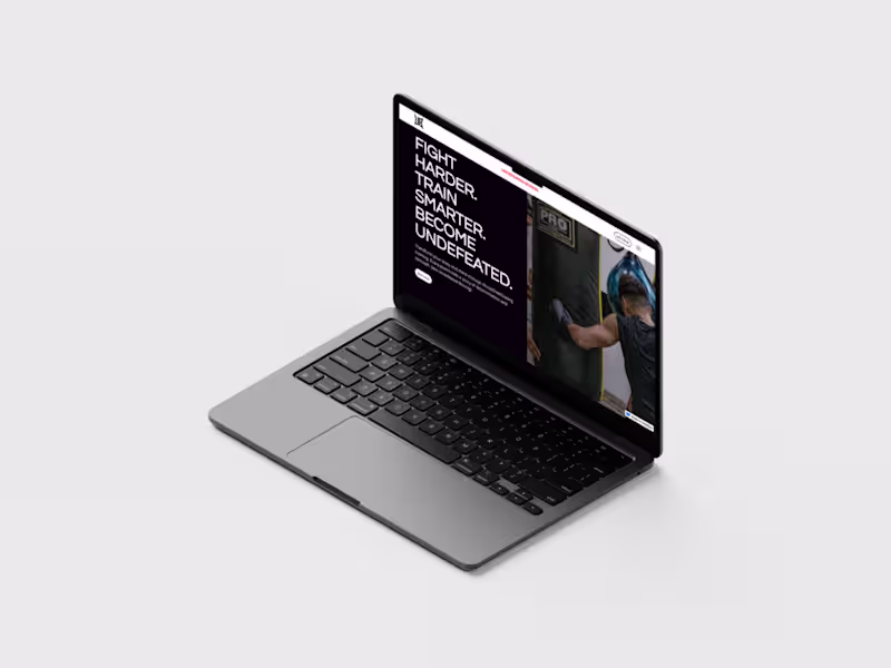Cover image for Undefeated Boxing Club — Website Design & Development