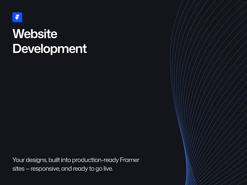 Cover image for Framer website development