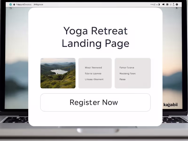 Cover image for Designed a mobile-first Kajabi landing