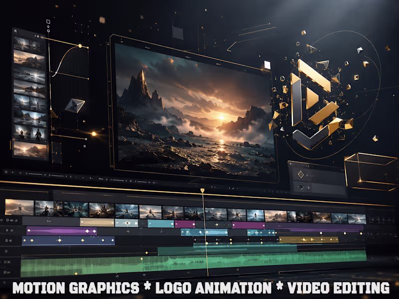 Cover image for  Motion Graphics, Logo Animation & Commercial Video Editing