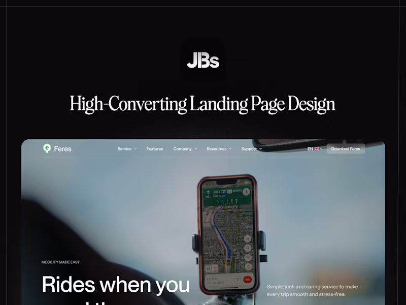 Cover image for High-Converting Landing Page Design for SaaS, AI & Startups
