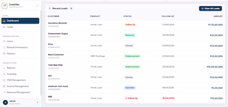 Cover image for CRM, ERP & Lead Management System Builder