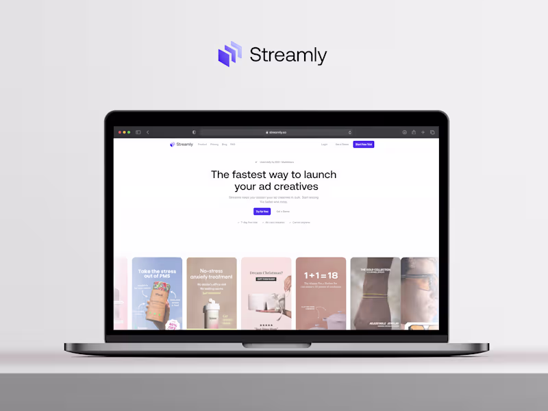 Cover image for Streamly: SaaS Branding & Full-Stack Build