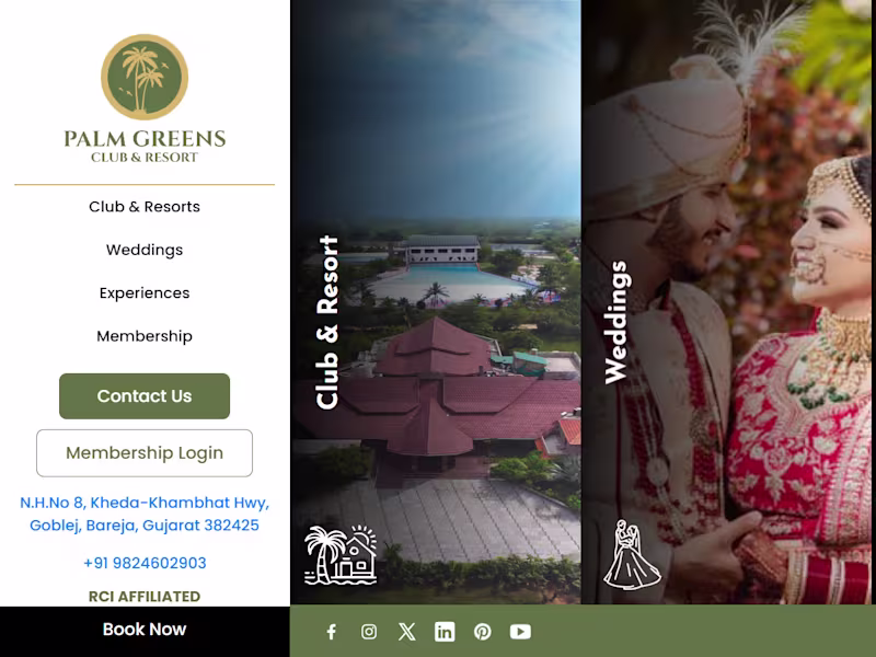 Cover image for Resort Website Built from Scratch