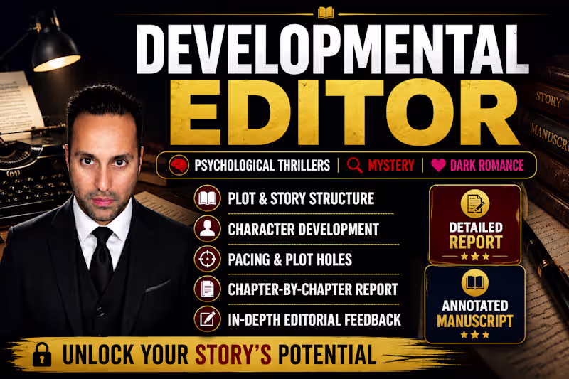 Cover image for Professional Developmental Editing for Fiction Authors