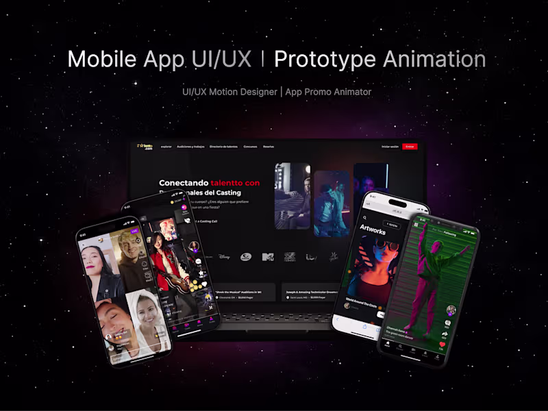 Cover image for Animated Mobile App Presentation