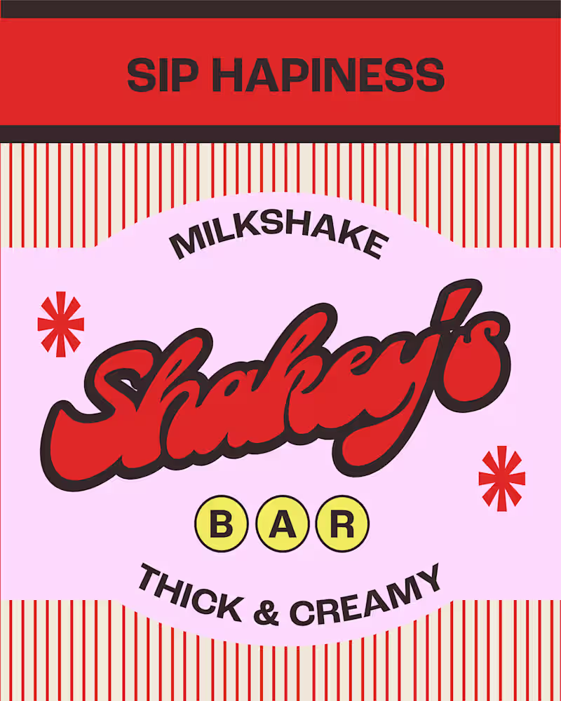 Cover image for Explore Retro-Inspired Milkshake Branding with 3D Art and De...