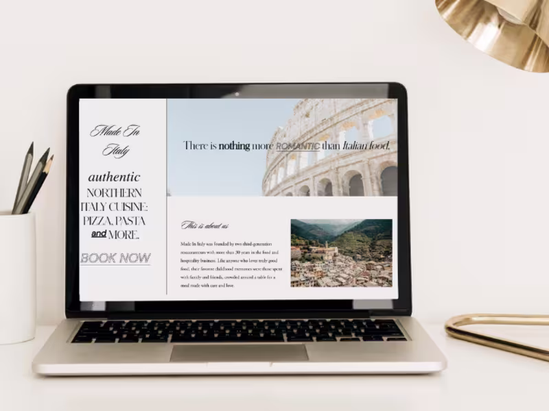 Cover image for Squarespace Custom Website Design - Restaurant