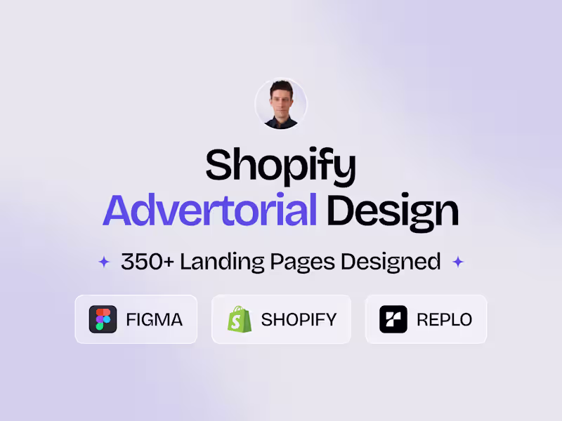 Cover image for Shopify Advertorial Design
