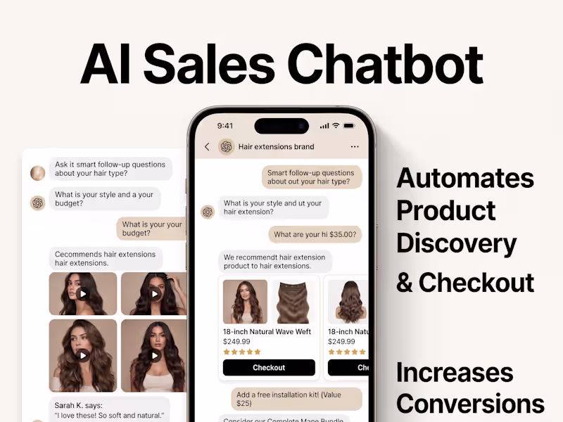 Cover image for Built JuvaBun, an AI-powered sales
