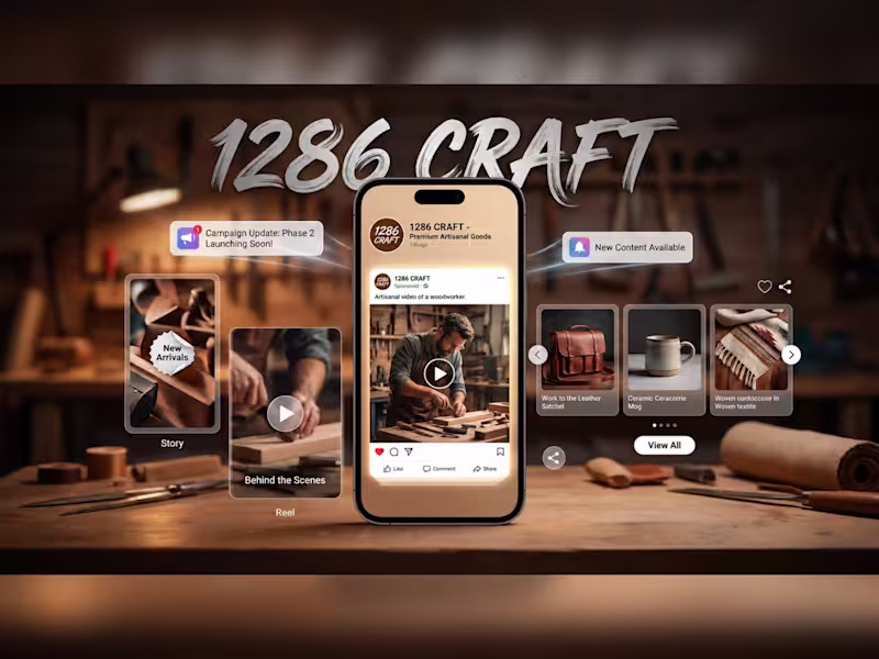 Cover image for 1286 CRAFT — 30-Day Social Media Campaign