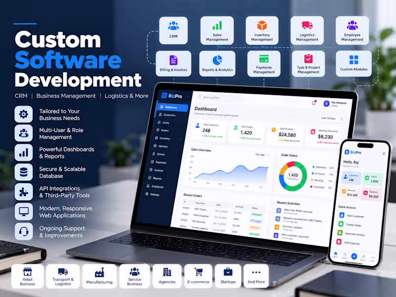 Cover image for Custom Software Development