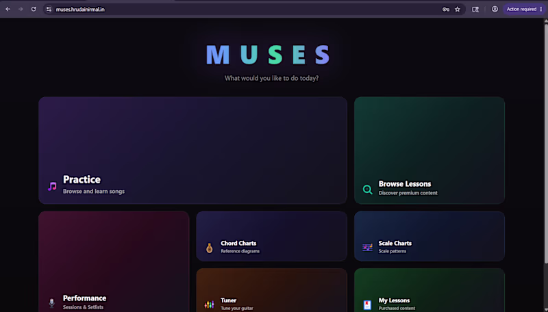Cover image for Discover Muses. An open platform