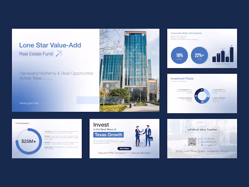 Cover image for Real Estate Private Equity Pitch