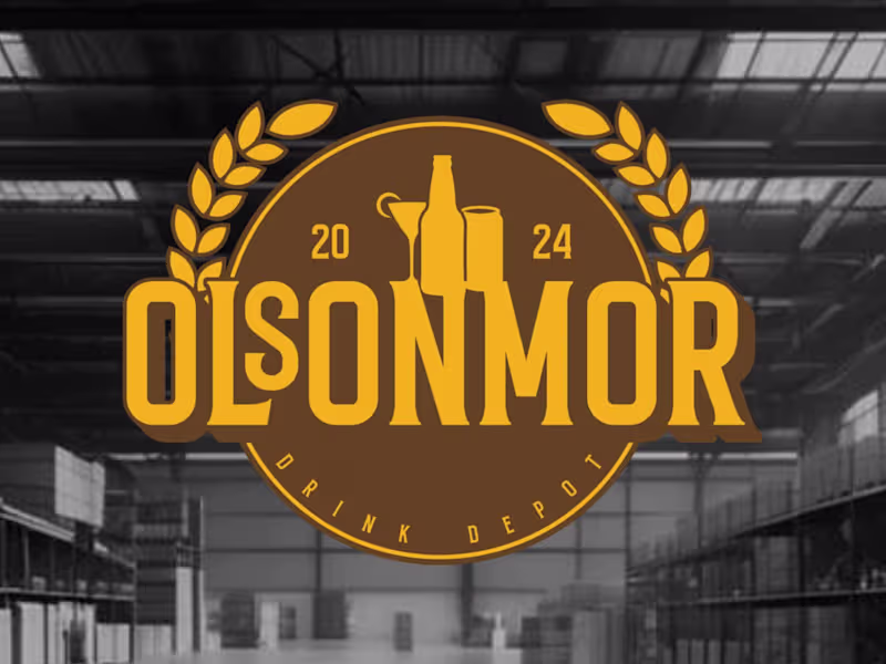 Cover image for Olsonmor Drink Depot Logo Design