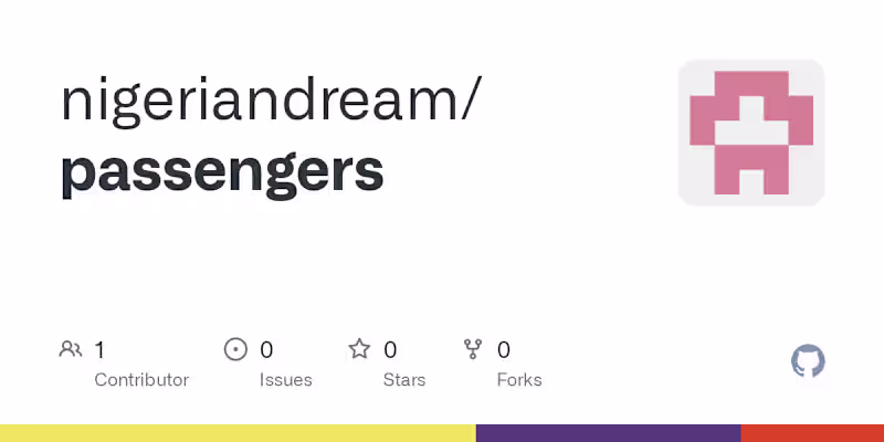 Cover image for nigeriandream/passengers