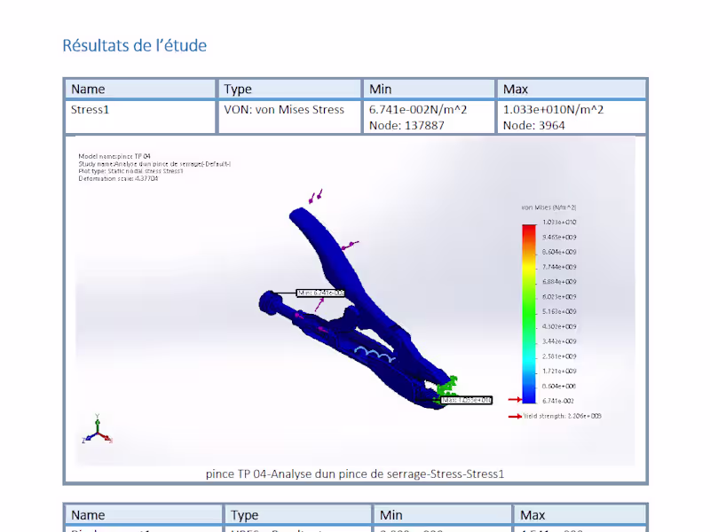 Cover image for Analysis of a spring clamp