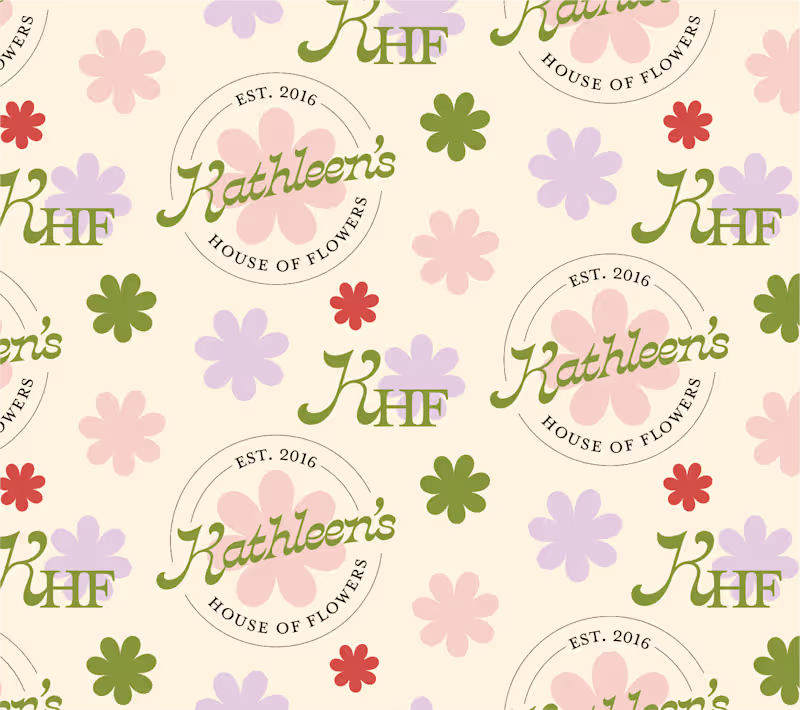 Cover image for Branding Kathleen's House of Flowers – A Fresh & Floral Identity