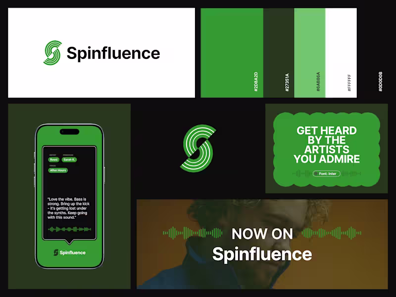 Cover image for Spinfluence: Visual Identity & Social System