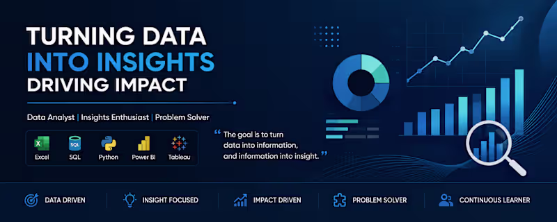 Cover image for Data Analyst, Data Modeling, Data Management 