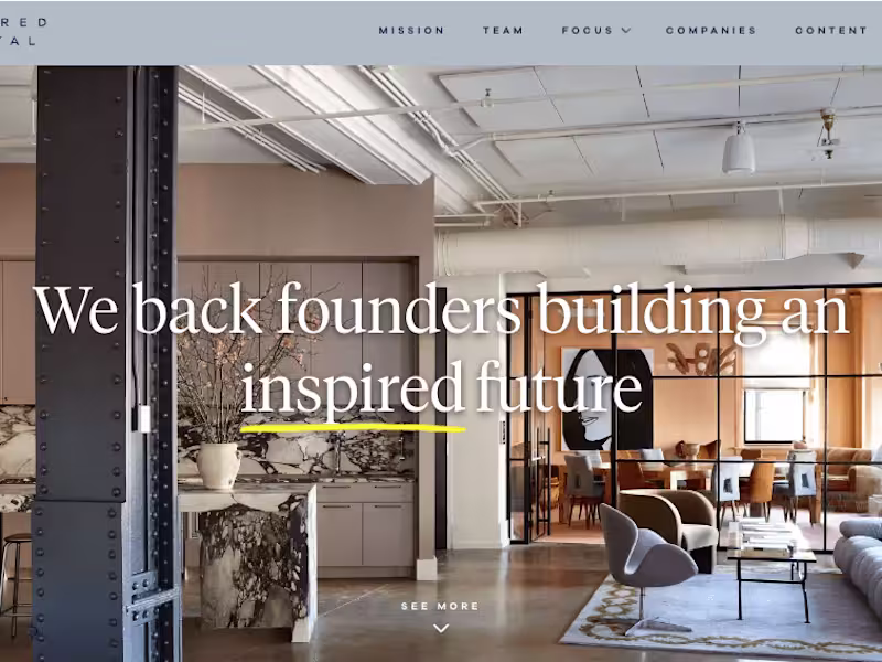 Cover image for Inspired Capital | Webflow Migration
