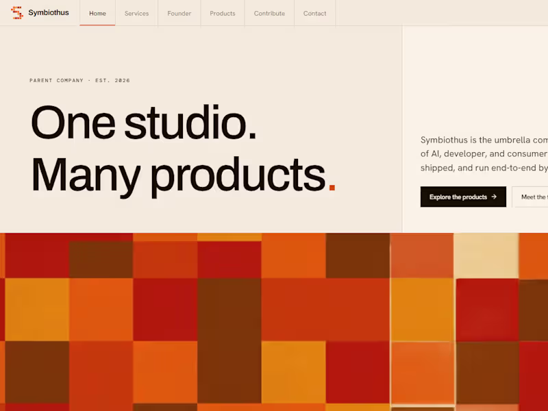Cover image for Symbiothus — Brand Identity & Design System
