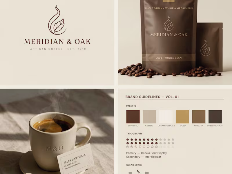 Cover image for Luxury Coffee Brand Identity Design