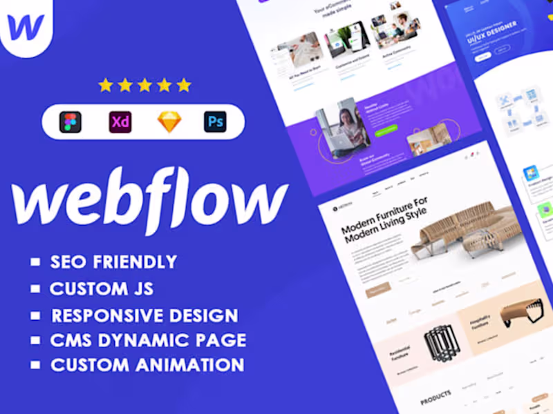 Cover image for Webflow Designer & Developer | Scalable, Modern Sites