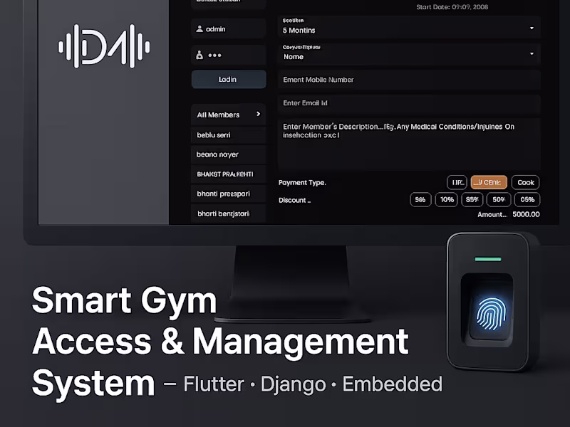 Cover image for Smart Gym Management Platform Development