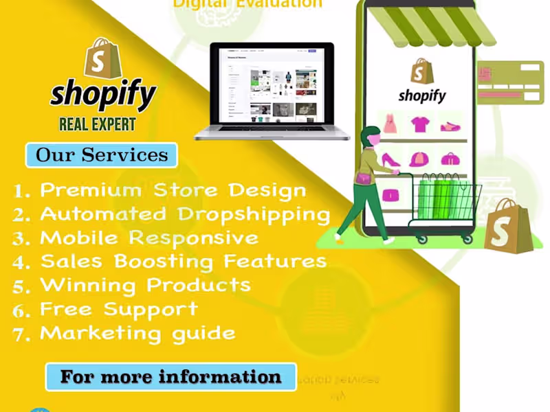 Cover image for We will build an automated shopify store or website