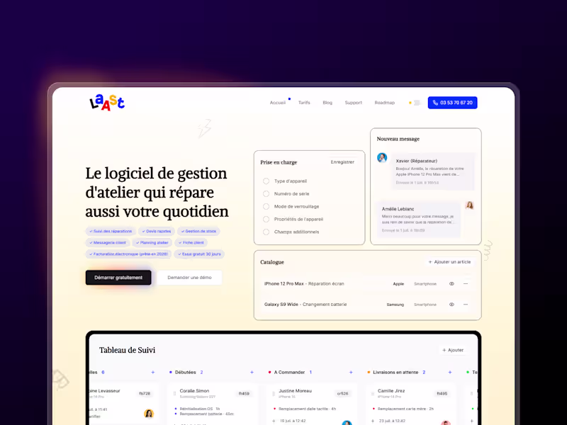 Cover image for Laast.io - Website Design